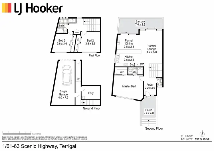 Floorplan of Homely townhouse listing, 1/61-63 Scenic Highway, Terrigal NSW 2260
