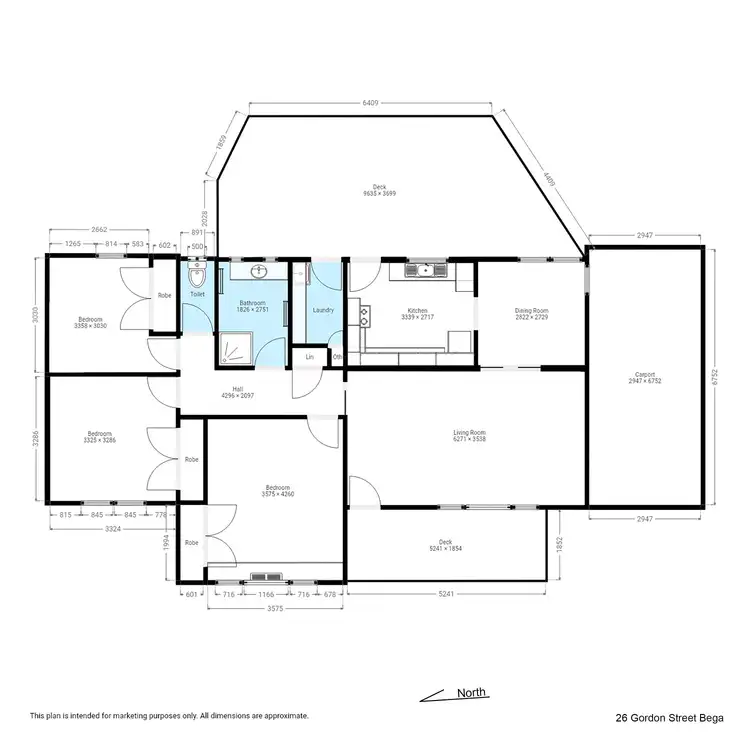 Floorplan of Homely house listing, 26 Gordon Street, Bega NSW 2550