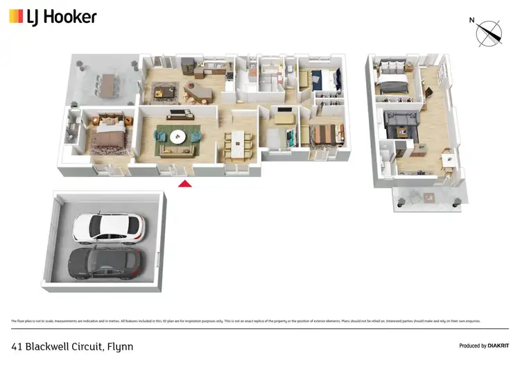 Floorplan of Homely house listing, 41 Blackwell Circuit, Flynn ACT 2615