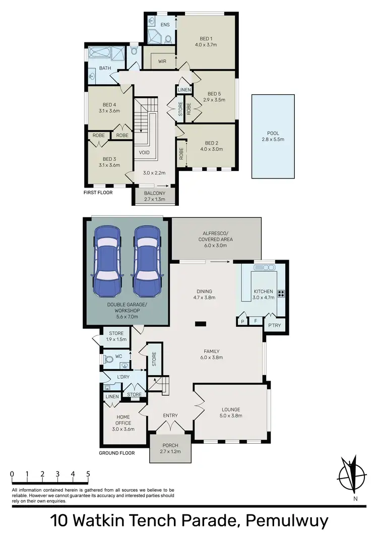 Floorplan of Homely house listing, 10 Watkin Tench Parade, Pemulwuy NSW 2145