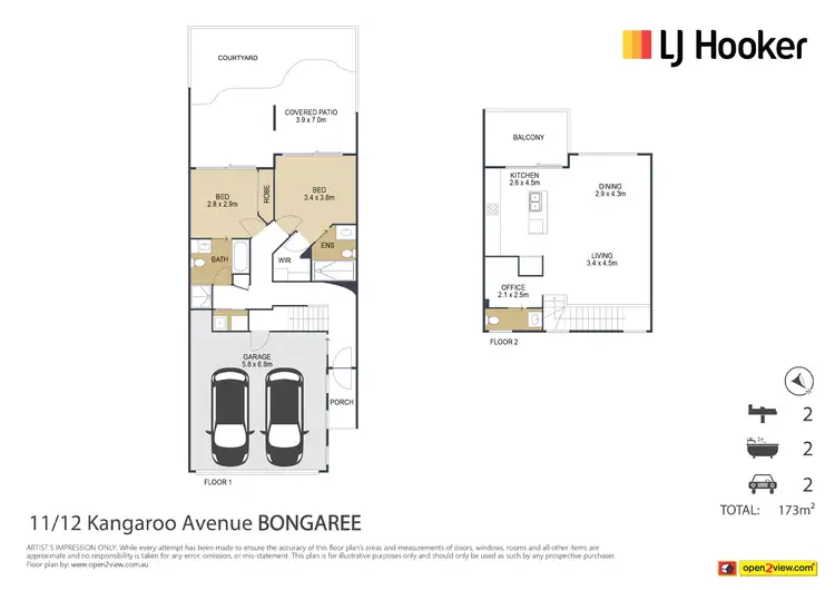 Floorplan of Homely villa listing, 11/12-16 Kangaroo Avenue, Bongaree QLD 4507