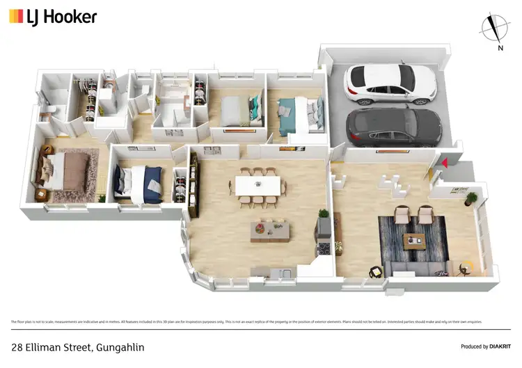 Floorplan of Homely house listing, 28 Elliman Street, Gungahlin ACT 2912