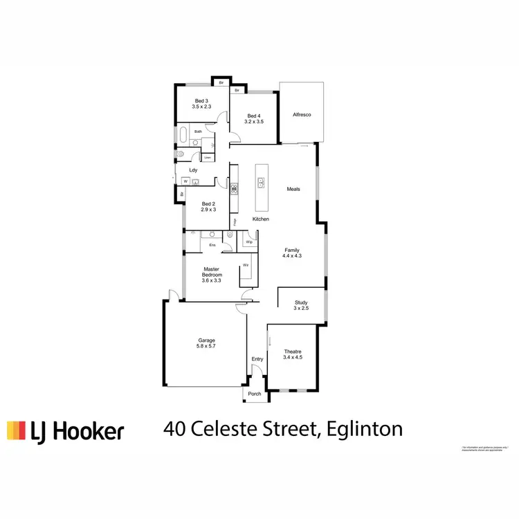 Floorplan of Homely house listing, 40 Celeste Street, Eglinton WA 6034