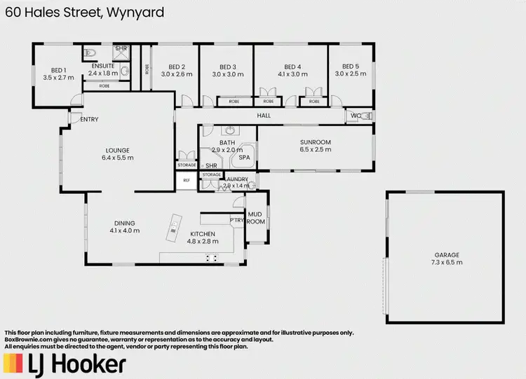 Floorplan of Homely house listing, 60 Hales Street, Wynyard TAS 7325