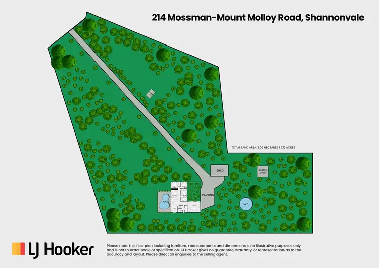 Floorplan of Homely house listing, 214 Mossman Mount Molloy Road, Shannonvale QLD 4873