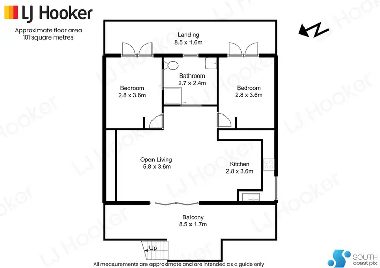 Floorplan of Homely house listing, 13 Vista Avenue, Catalina NSW 2536