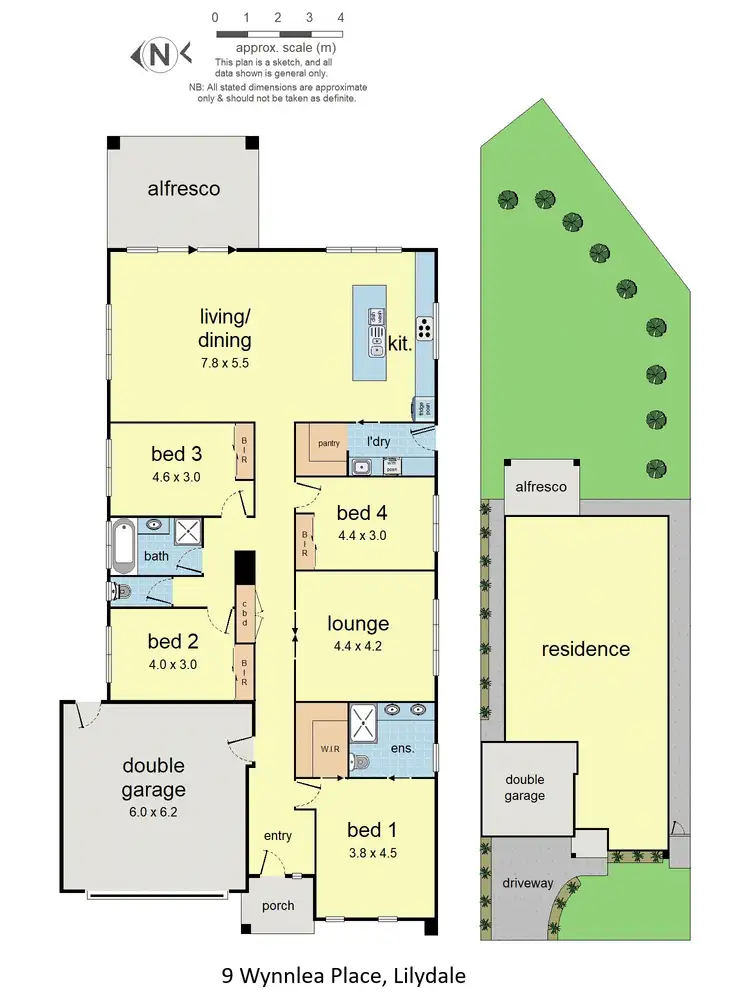Floorplan of Homely house listing, 9 Wynnlea Place, Lilydale VIC 3140