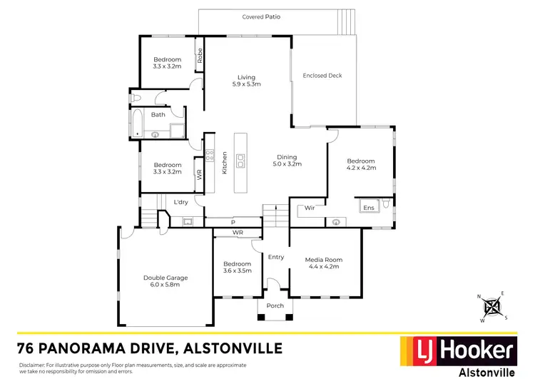 Floorplan of Homely house listing, 76 Panorama Drive, Alstonville NSW 2477