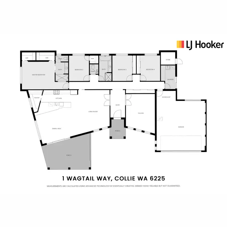 Floorplan of Homely house listing, 1 Wagtail Way, Collie WA 6225