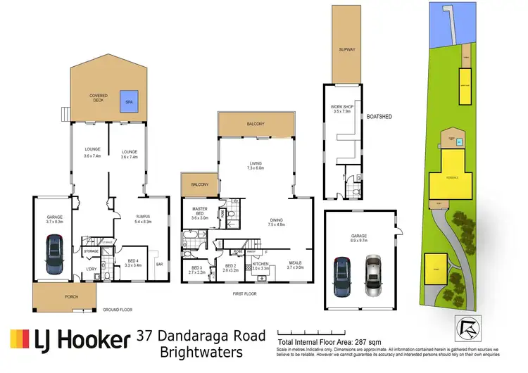 Floorplan of Homely house listing, 37 Dandaraga Road, Brightwaters NSW 2264