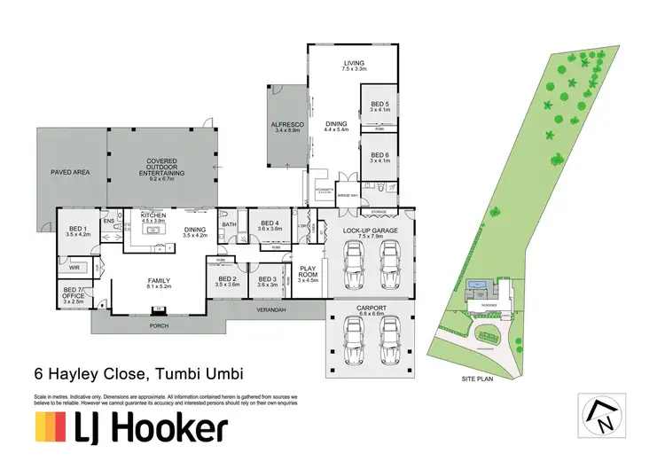 Floorplan of Homely house listing, 6 Hayley Close, Tumbi Umbi NSW 2261