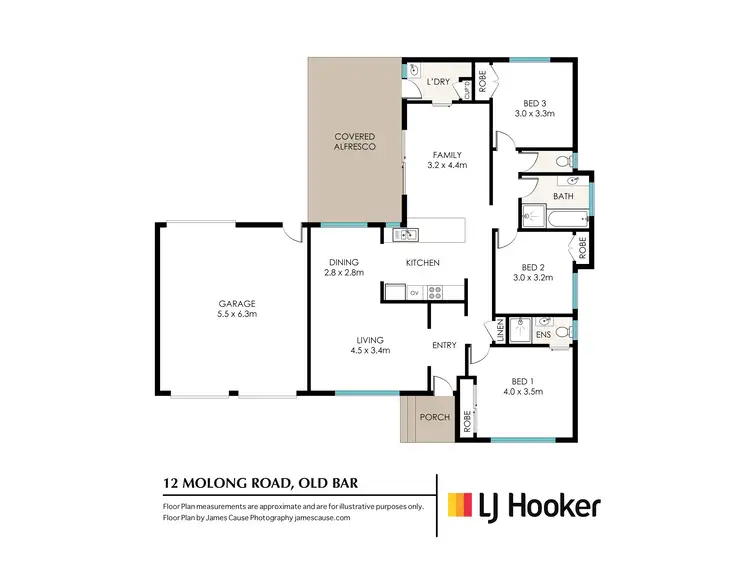 Floorplan of Homely house listing, 12 Molong Road, Old Bar NSW 2430