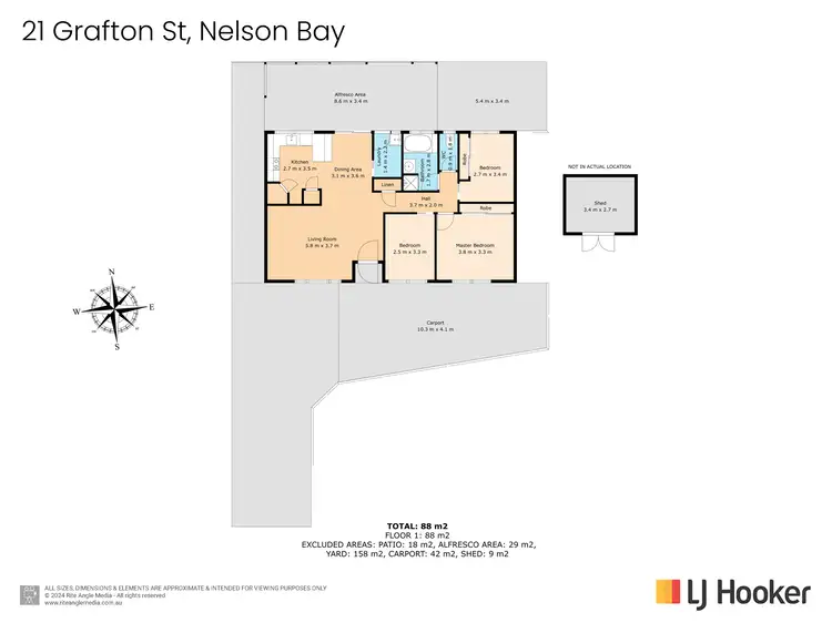 Floorplan of Homely house listing, 21 Grafton Street, Nelson Bay NSW 2315