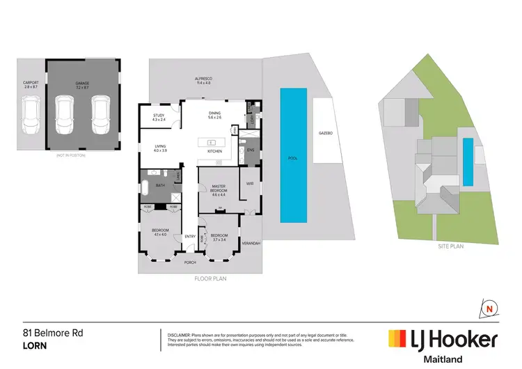 Floorplan of Homely house listing, 81 Belmore Road, Lorn NSW 2320