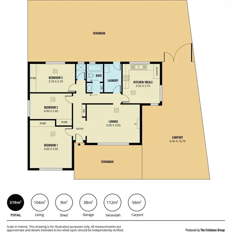 Floorplan of Homely house listing, 15 Brigalow Avenue, Modbury SA 5092