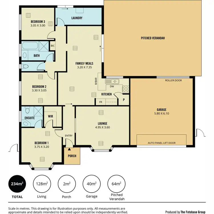 Floorplan of Homely house listing, 1 Loch Lomond Drive, Modbury SA 5092