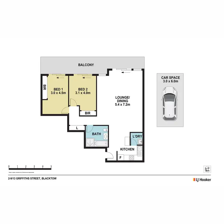Floorplan of Homely unit listing, 2/9-13 Griffiths Street, Blacktown NSW 2148