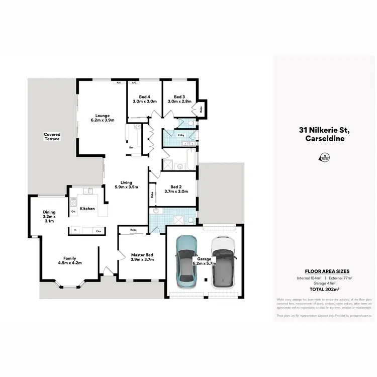 Floorplan of Homely house listing, 31 Nilkerie Street, Carseldine QLD 4034