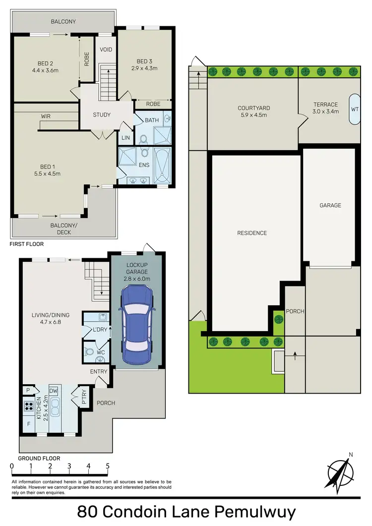 Floorplan of Homely house listing, 80 Condoin Lane, Pemulwuy NSW 2145