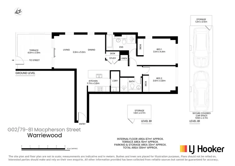 Floorplan of Homely unit listing, 2/79-91 Macpherson Street, Warriewood NSW 2102