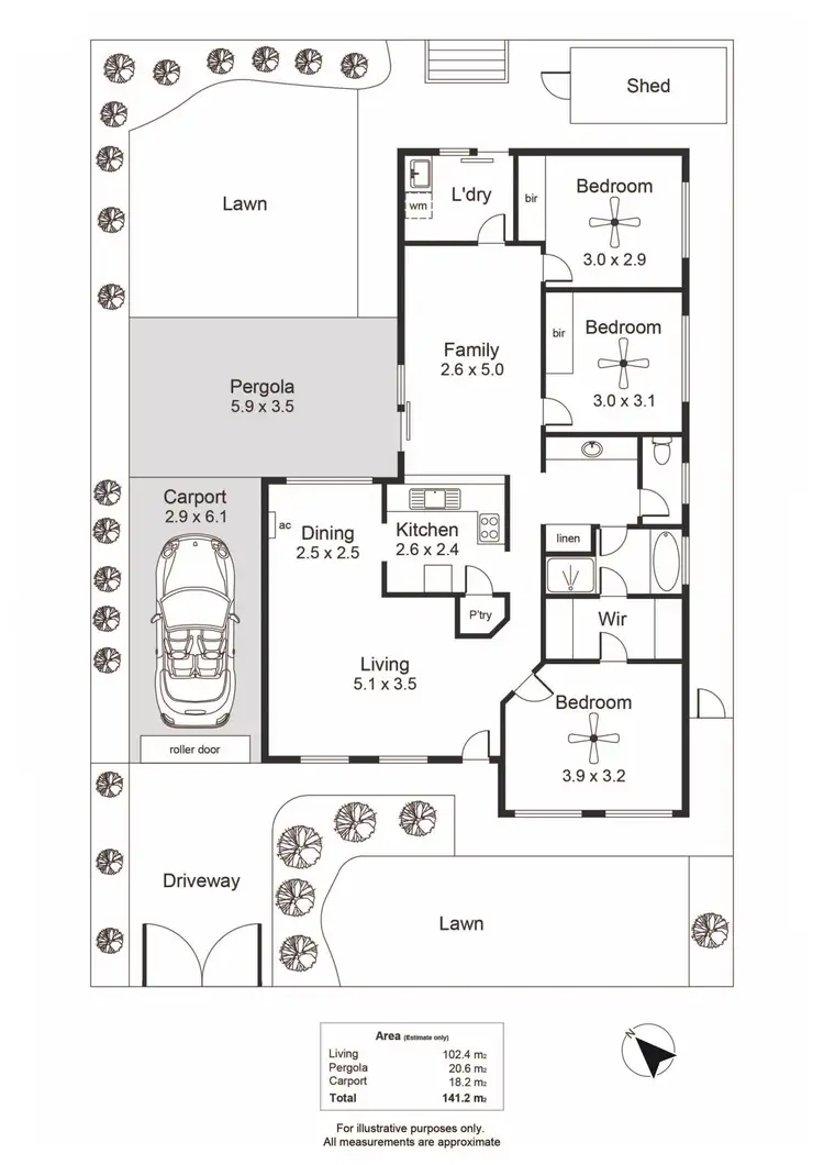 Floorplan of Homely house listing, 9 Wyatt Street, North Plympton SA 5037