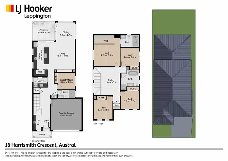 Floorplan of Homely house listing, 18 Harrismith Crescent, Austral NSW 2179