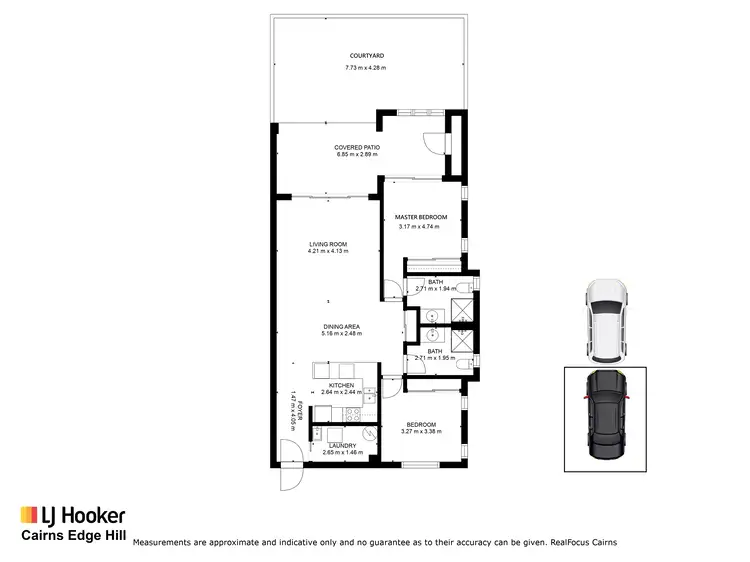 Floorplan of Homely unit listing, 2/58-70 Redlynch Intake Road, Redlynch QLD 4870