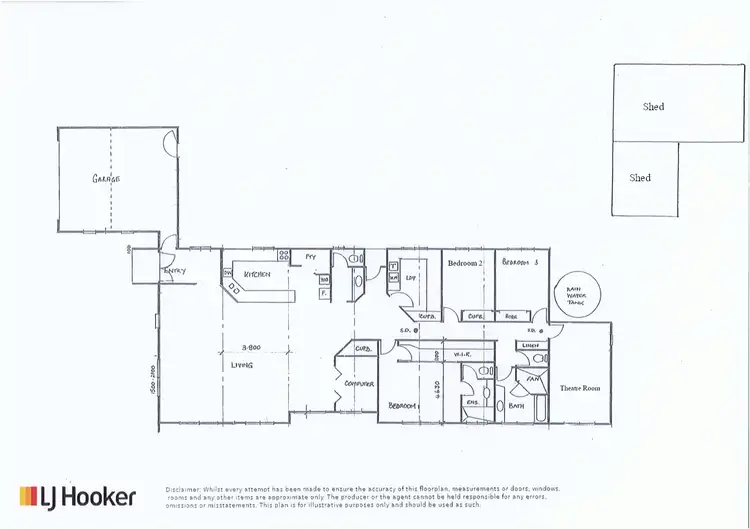 Floorplan of Homely house listing, 16 Lake Victoria Road, Eagle Point VIC 3878