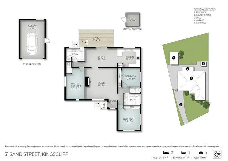 Floorplan of Homely house listing, 31 Sand St, Kingscliff NSW 2487