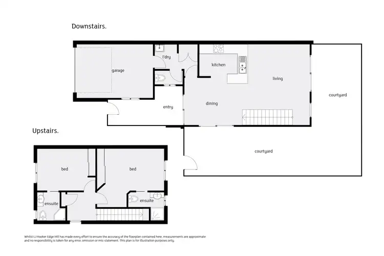 Floorplan of Homely townhouse listing, 10/185-187 Kamerunga Road, Freshwater QLD 4870