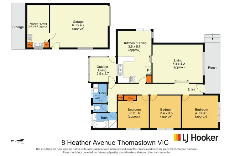 Floorplan of Homely house listing, 8 Heather Avenue, Thomastown VIC 3074