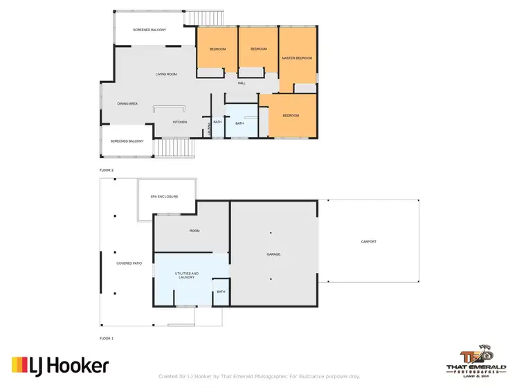 Floorplan of Homely house listing, 4 Gila Place, Emerald QLD 4720