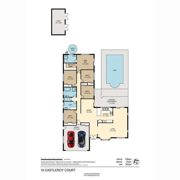 Floorplan of Homely house listing, 16 Castleroy Court, Albany Creek QLD 4035