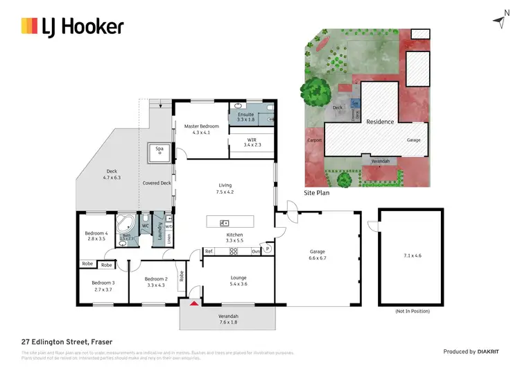 Floorplan of Homely house listing, 27 Edlington Street, Fraser ACT 2615
