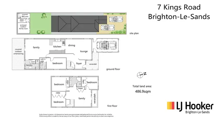 Floorplan of Homely house listing, 7 Kings Road, Brighton-Le-Sands NSW 2216