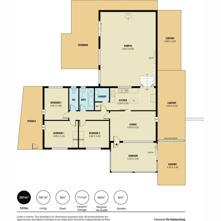 Floorplan of Homely house listing, 8 Leabrook Drive, Para Hills SA 5096