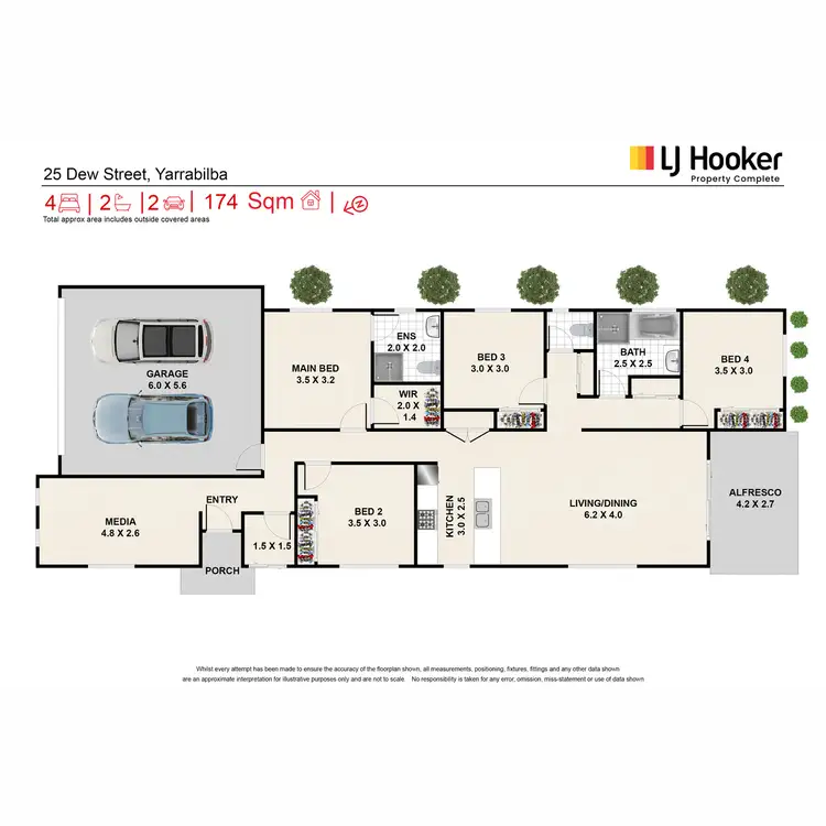 Floorplan of Homely house listing, 25 Dew Street, Yarrabilba QLD 4207