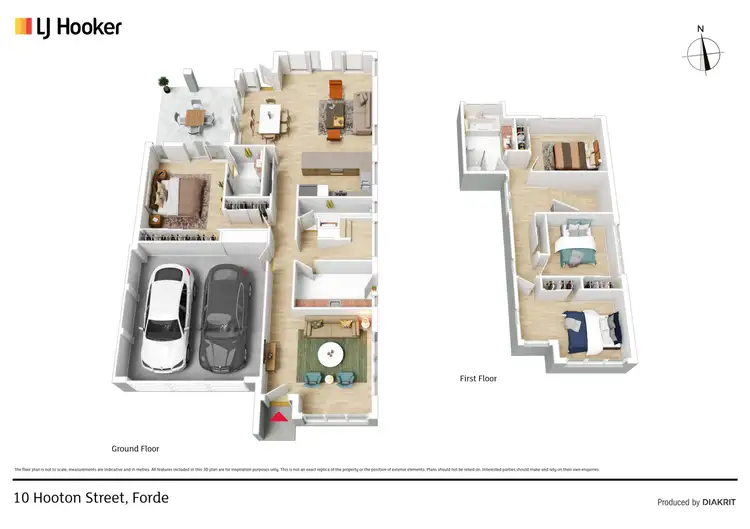 Floorplan of Homely house listing, 10 Hooton Street, Forde ACT 2914