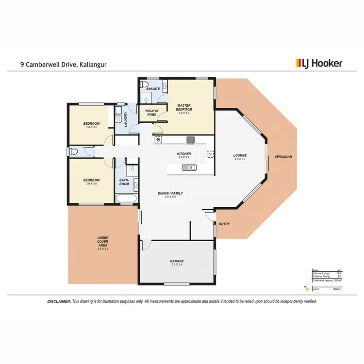 Floorplan of Homely house listing, 9 Camberwell Drive, Kallangur QLD 4503