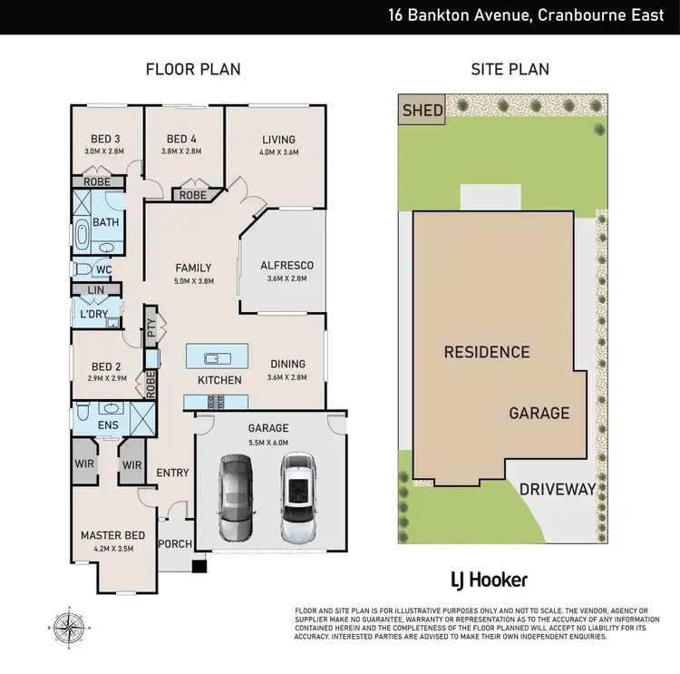 Floorplan of Homely house listing, 16 Bankton Avenue, Cranbourne East VIC 3977