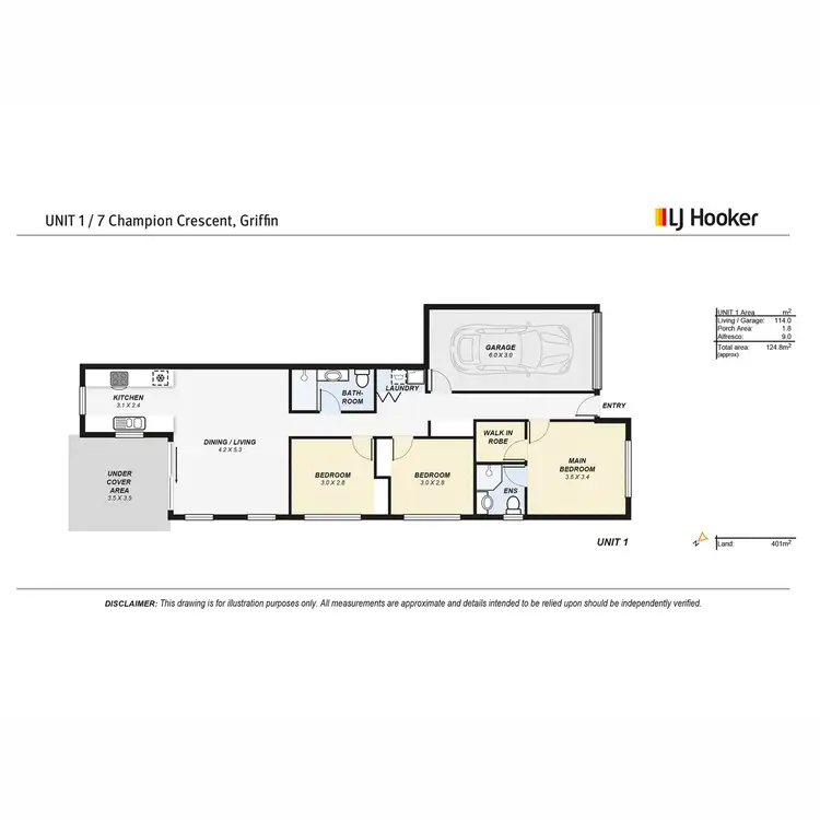 Floorplan of Homely house listing, 7 Champion Crescent, Griffin QLD 4503