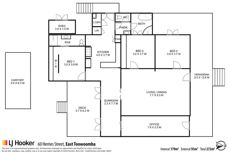 Floorplan of Homely house listing, 60 Herries Street, East Toowoomba QLD 4350