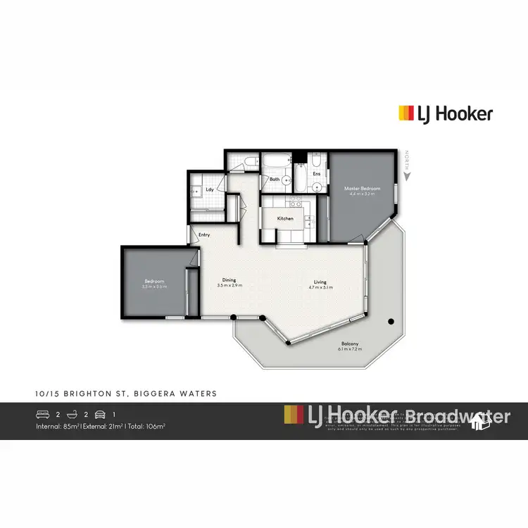Floorplan of Homely unit listing, 10/15 Brighton Street, Biggera Waters QLD 4216