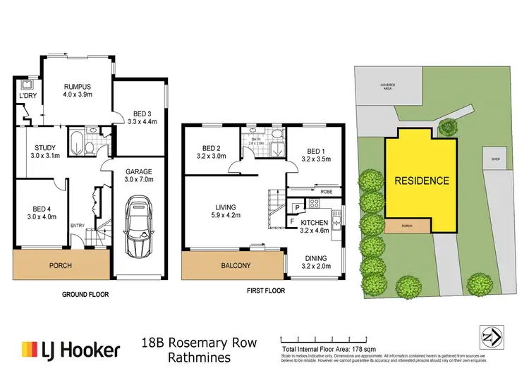 Floorplan of Homely house listing, 18B Rosemary Row, Rathmines NSW 2283