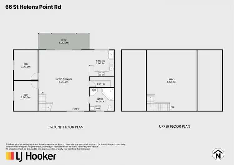 Floorplan of Homely house listing, 66 St Helens Point Rd, Stieglitz TAS 7216