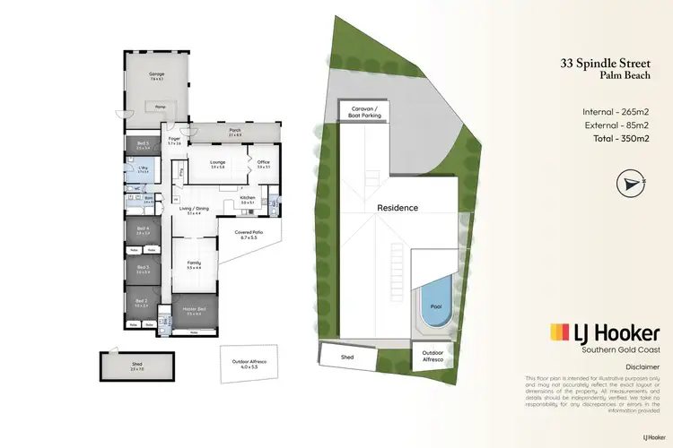 Floorplan of Homely house listing, 33 Spindle Street, Palm Beach QLD 4221