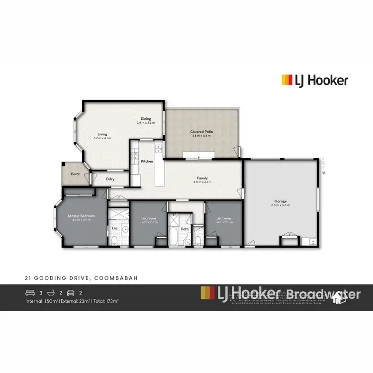 Floorplan of Homely house listing, 21 Gooding Drive, Coombabah QLD 4216