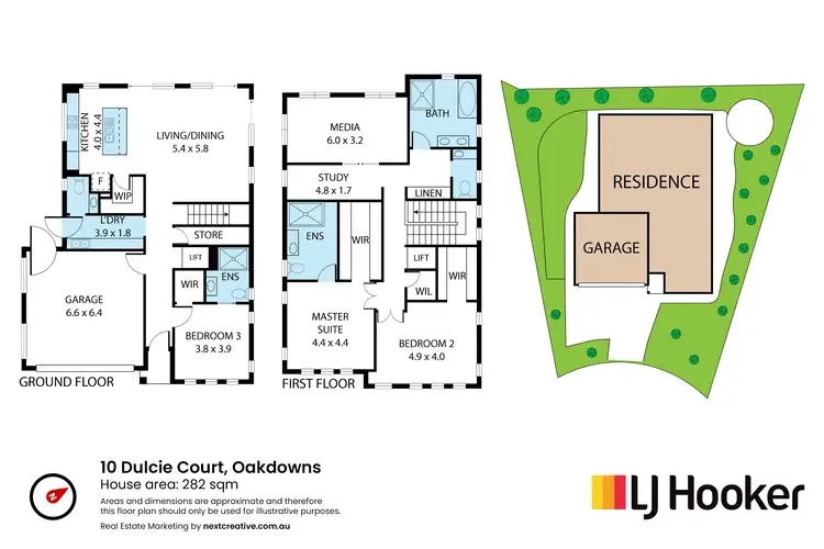 Floorplan of Homely house listing, 10 Dulcie Court, Oakdowns TAS 7019