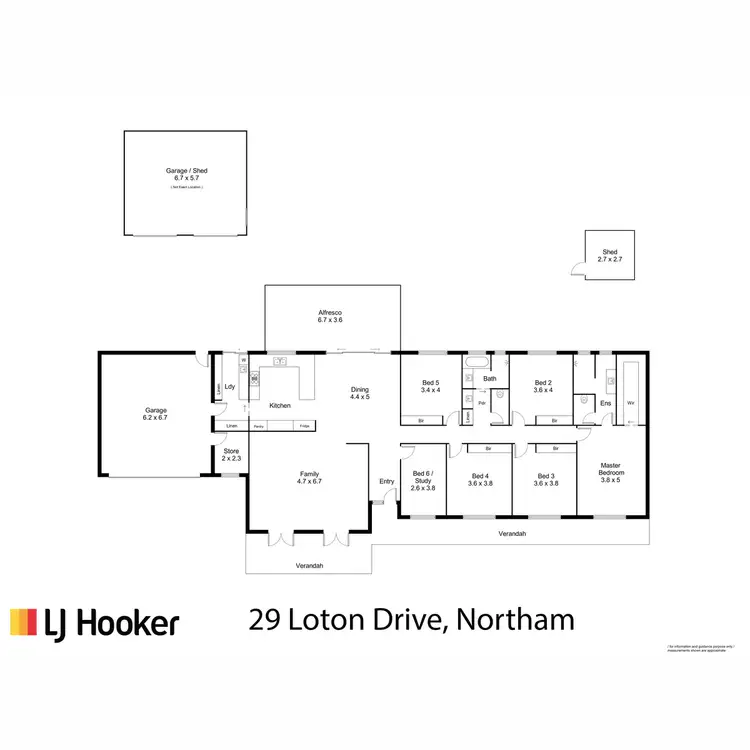 Floorplan of Homely house listing, 29 Loton Drive, Northam WA 6401