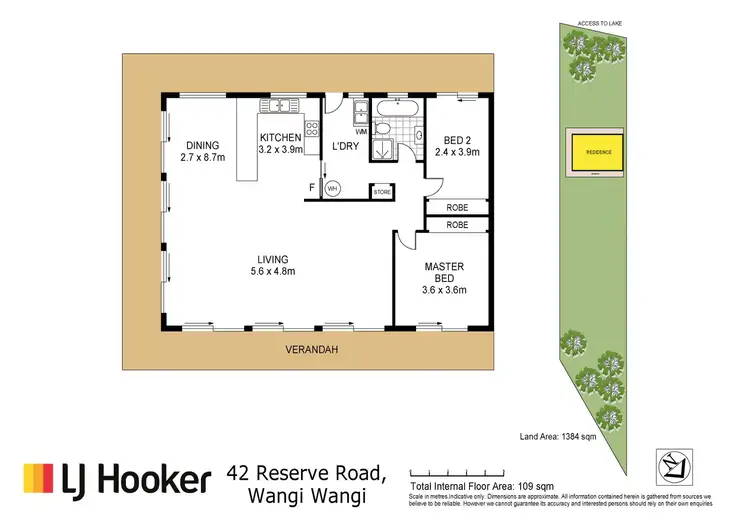 Floorplan of Homely house listing, 42 Reserve Road, Wangi Wangi NSW 2267